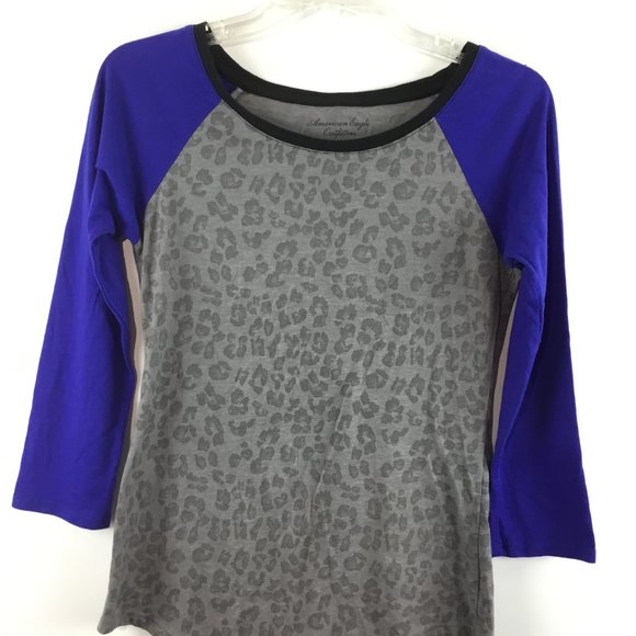 Ammerican Eagle animal print long sleeves top - Picture 2 of 5